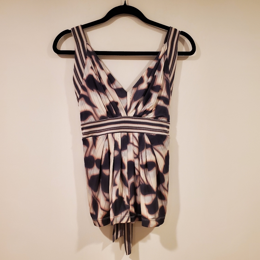 BCBGMaxAzria Halter Rayon Top Women's Size M